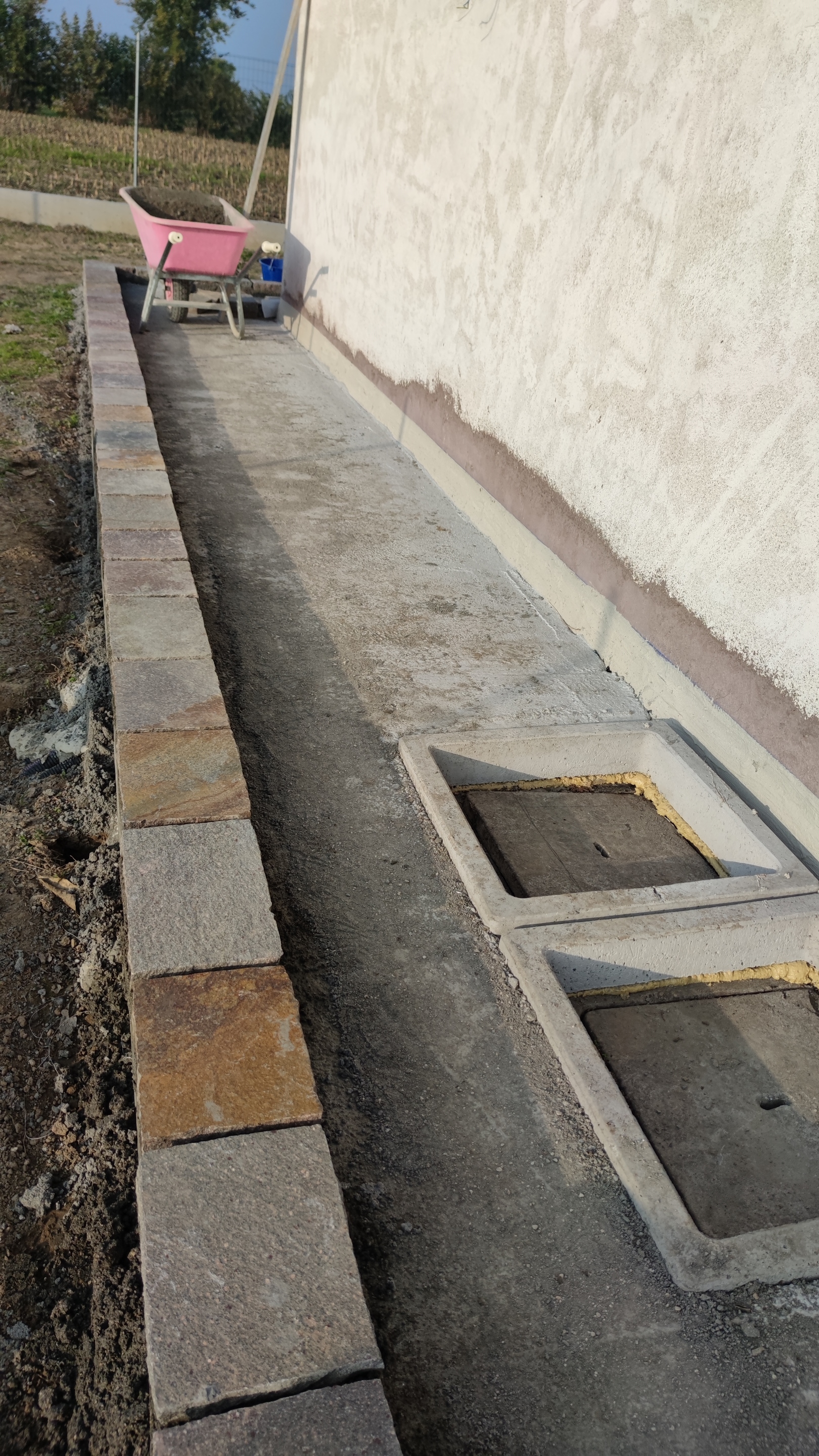 esterno da pavimentare posa