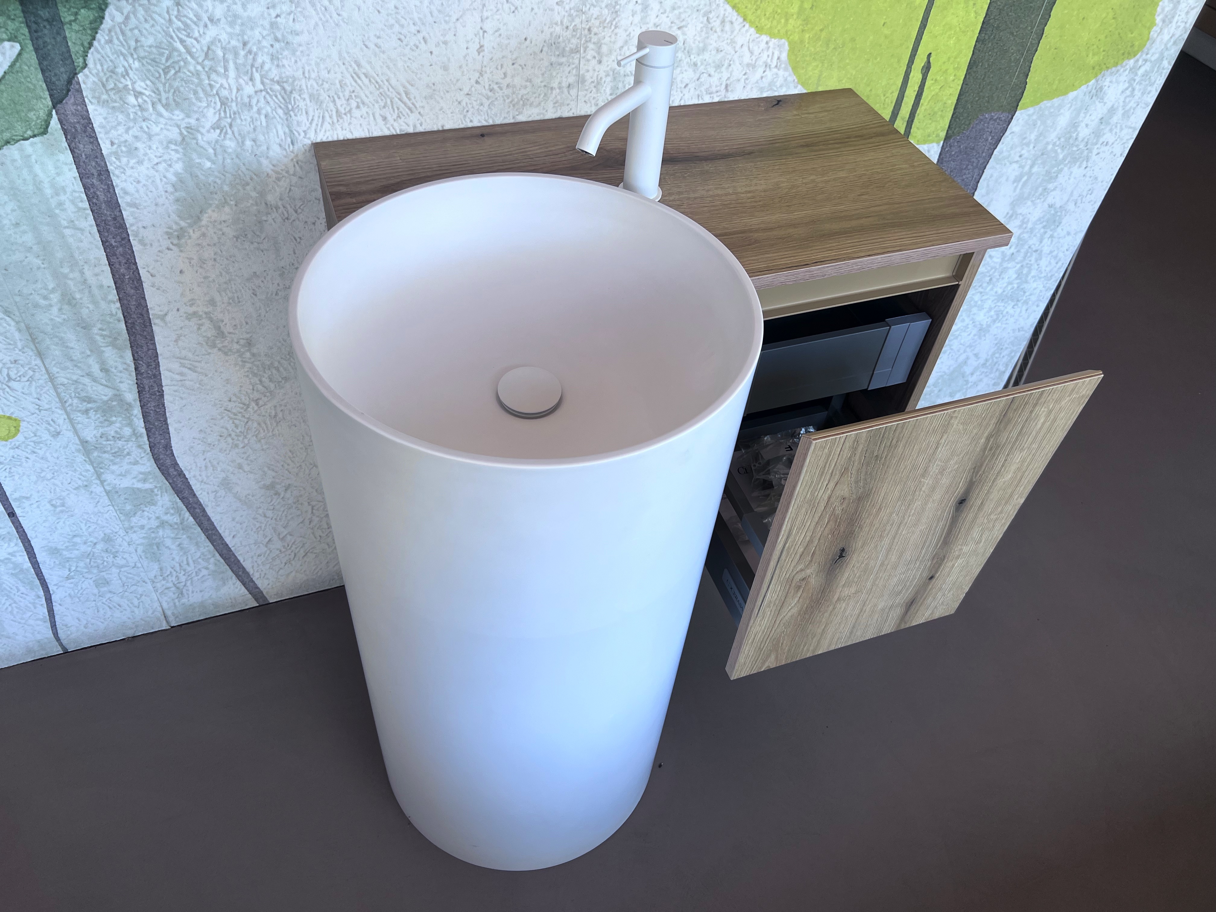 mobile bagno legno lavabo freestanding prezzi outlet