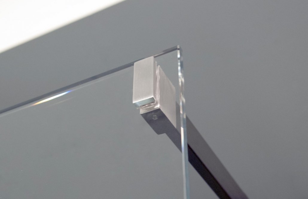 dettagli vetro doccia fisso walk in