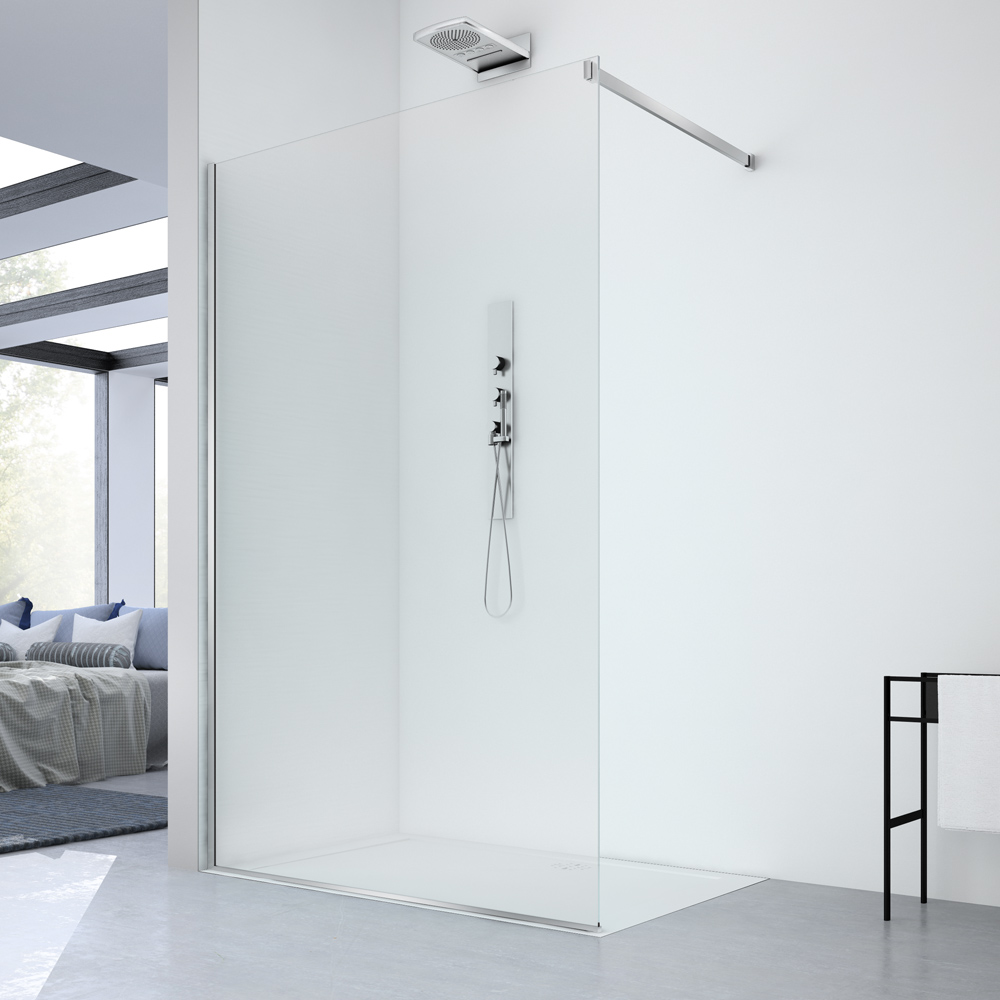vetro fisso doccia walk in