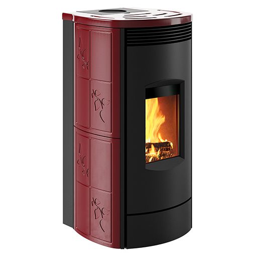 stufa a legna montegrappa bordeaux prezzo