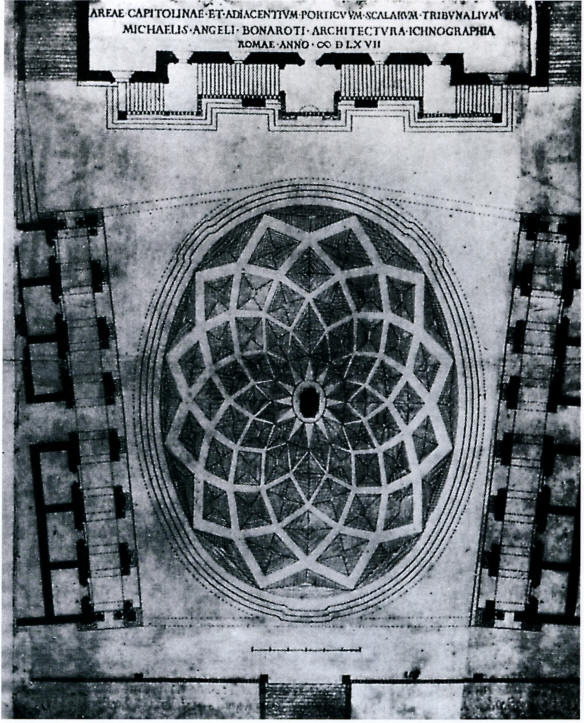 decoro piazza campidoglio Roma